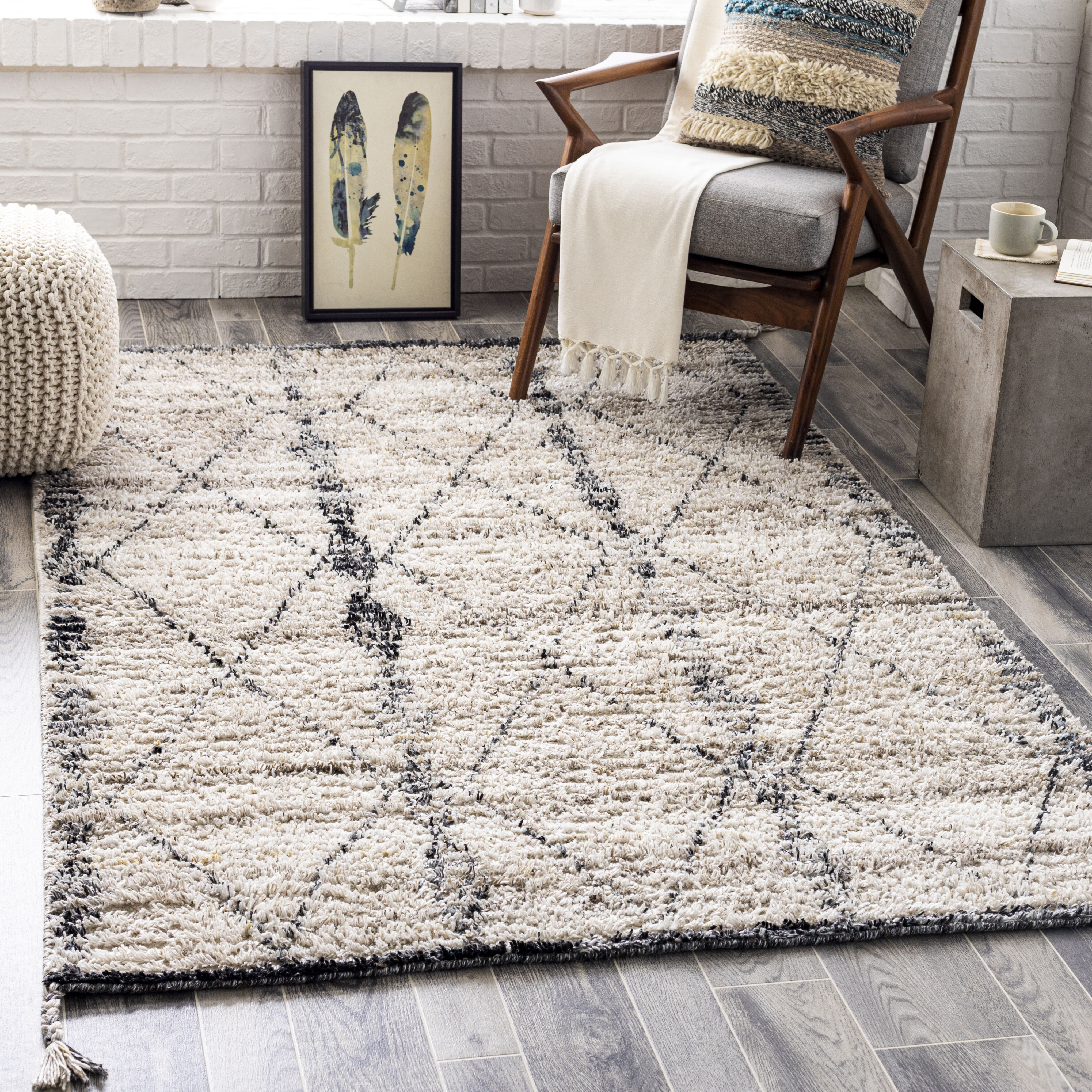 Birch 168 X 120 inch Light Beige Rug in 10 x 14, Rectangle