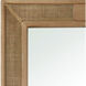 Cabana 40 X 30 inch Natural with Clear Wall Mirror