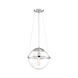 Welton 1 Light 13.25 inch Chrome Pendant Ceiling Light