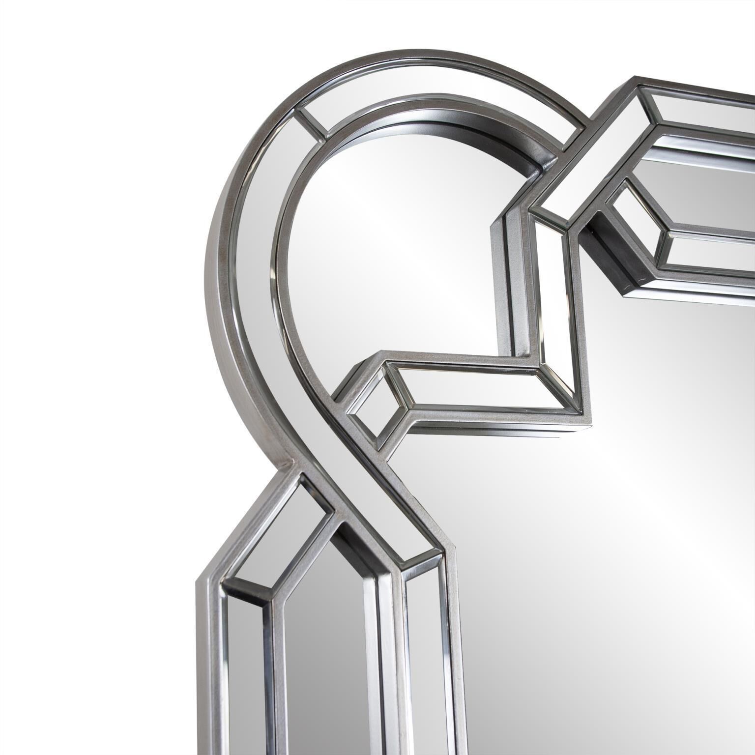 Aleena 80 X 40 inch Champagne Silver Mirror