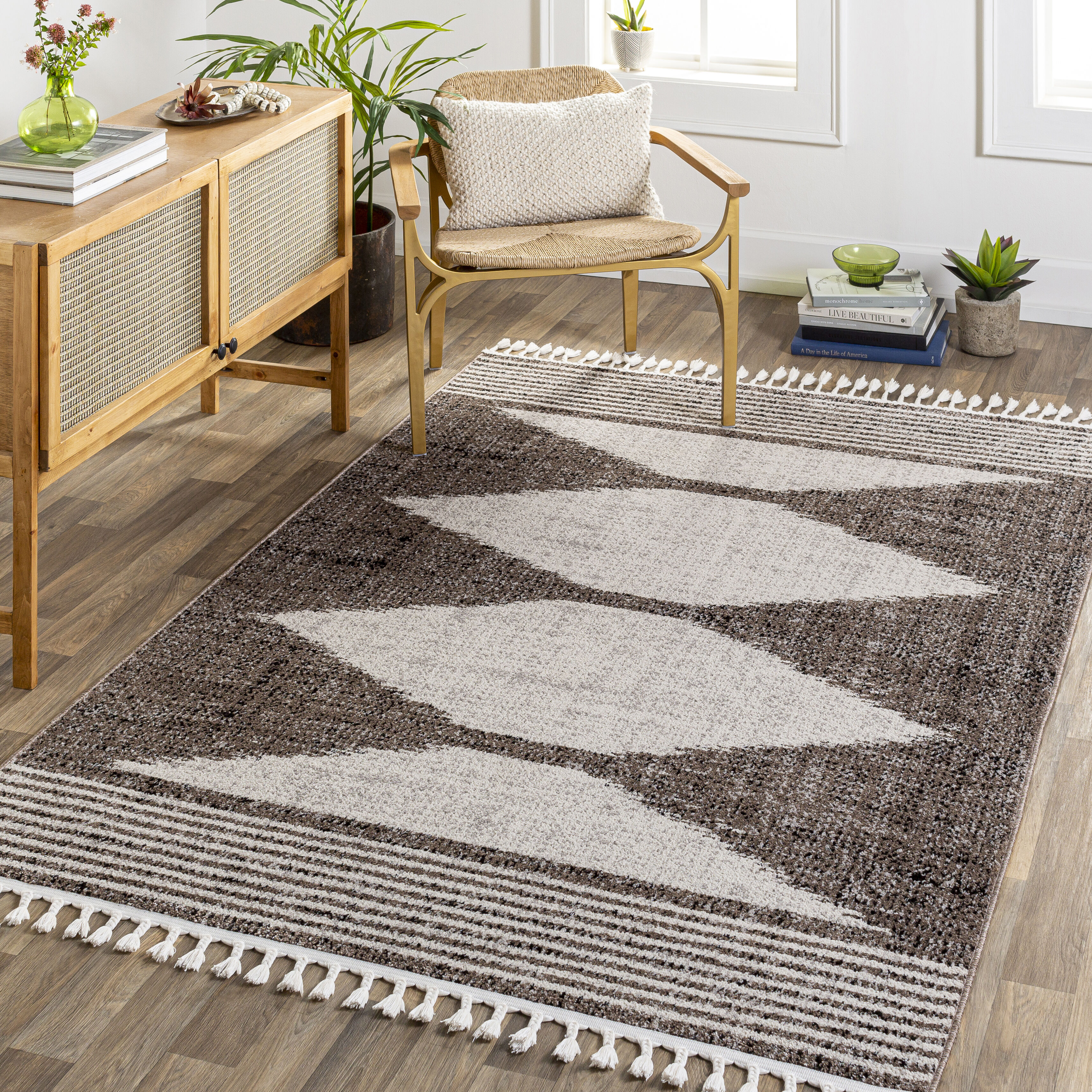 Blackburn 84 X 63 inch Light Grey Rug, Rectangle