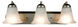 Morgan House 3 Light 24 inch Brushed Nickel Vanity Light Wall Light