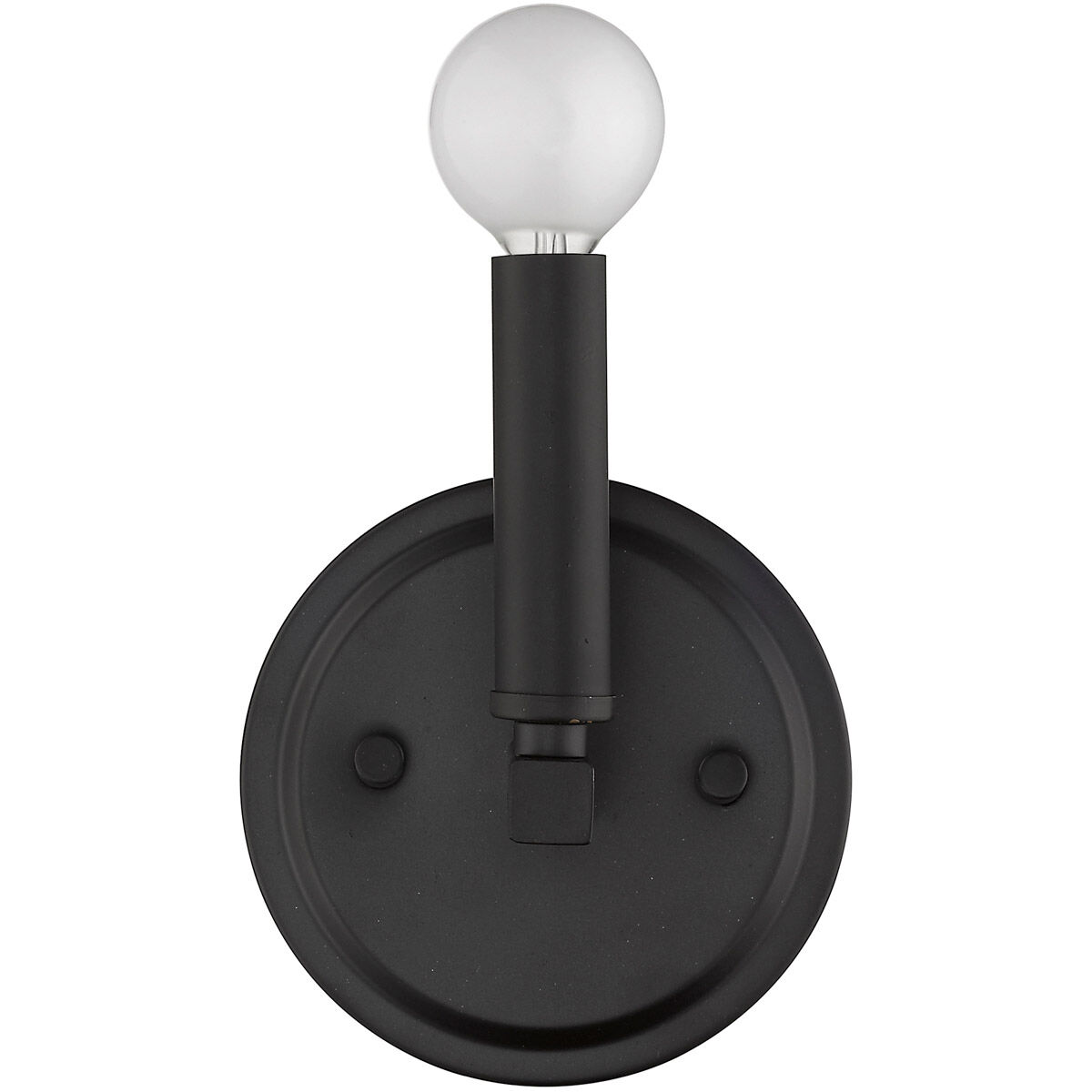 Sawyer 1 Light 5 inch Matte Black Sconce Wall Light