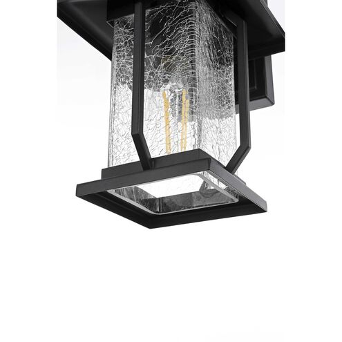 Salem 1 Light 12 inch Black Outdoor Wall Sconce