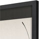 Grand Butterfly Black and Beige and White Framed Art