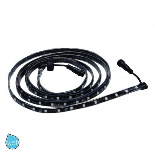 InvisiLED LED 0.75 inch Black Outdoor LED Strip Lighting in 10ft, Outdoor LED 24V Strip Light, WAC Lighting