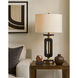 Cameron 32.5 inch 100.00 watt Optical Black and Gold Table Lamp Portable Light