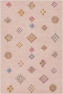 Sabra 36 X 24 inch Dusty Pink Rug in 2 x 3, Rectangle