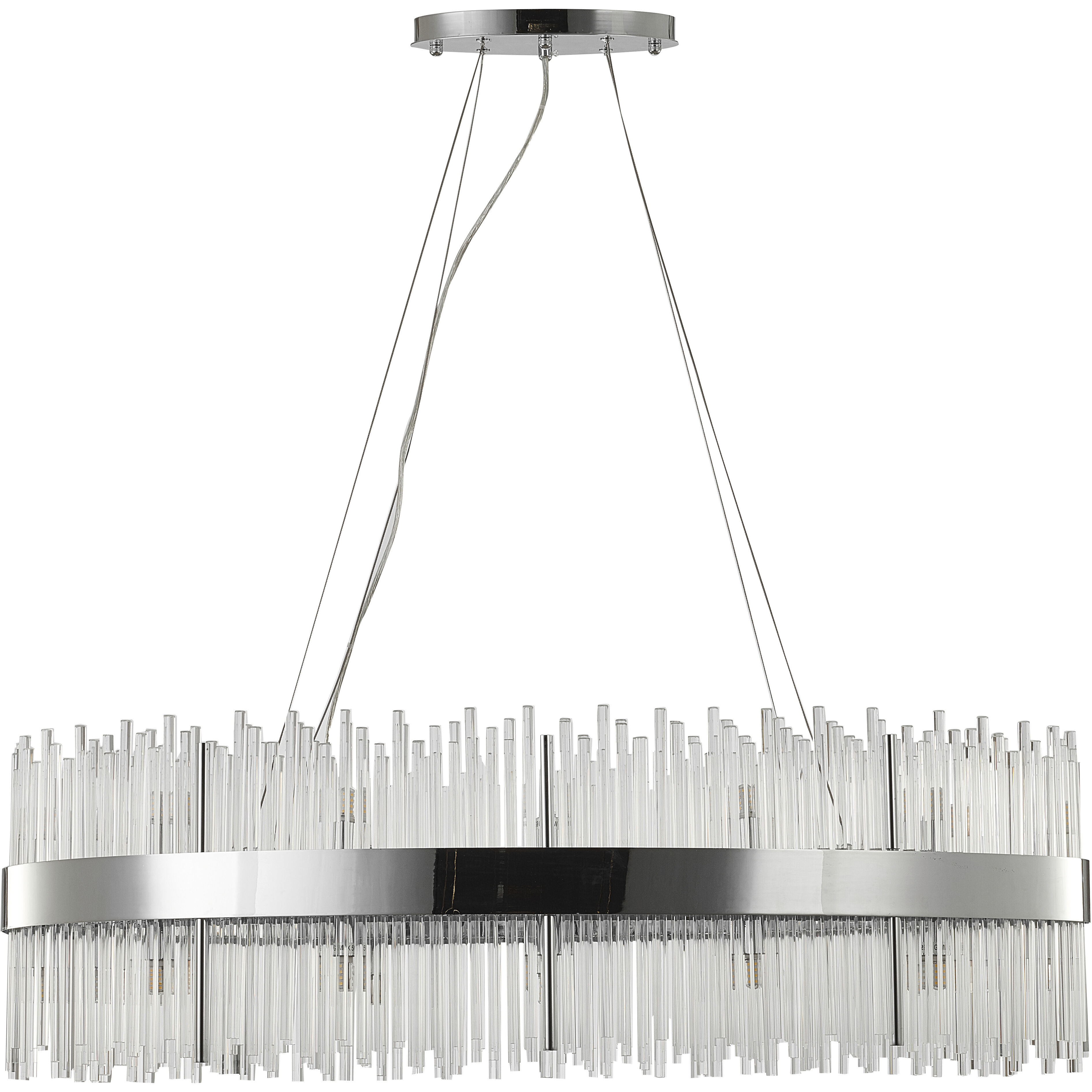 Canada 24 Light 20 inch Chrome Chandelier Ceiling Light