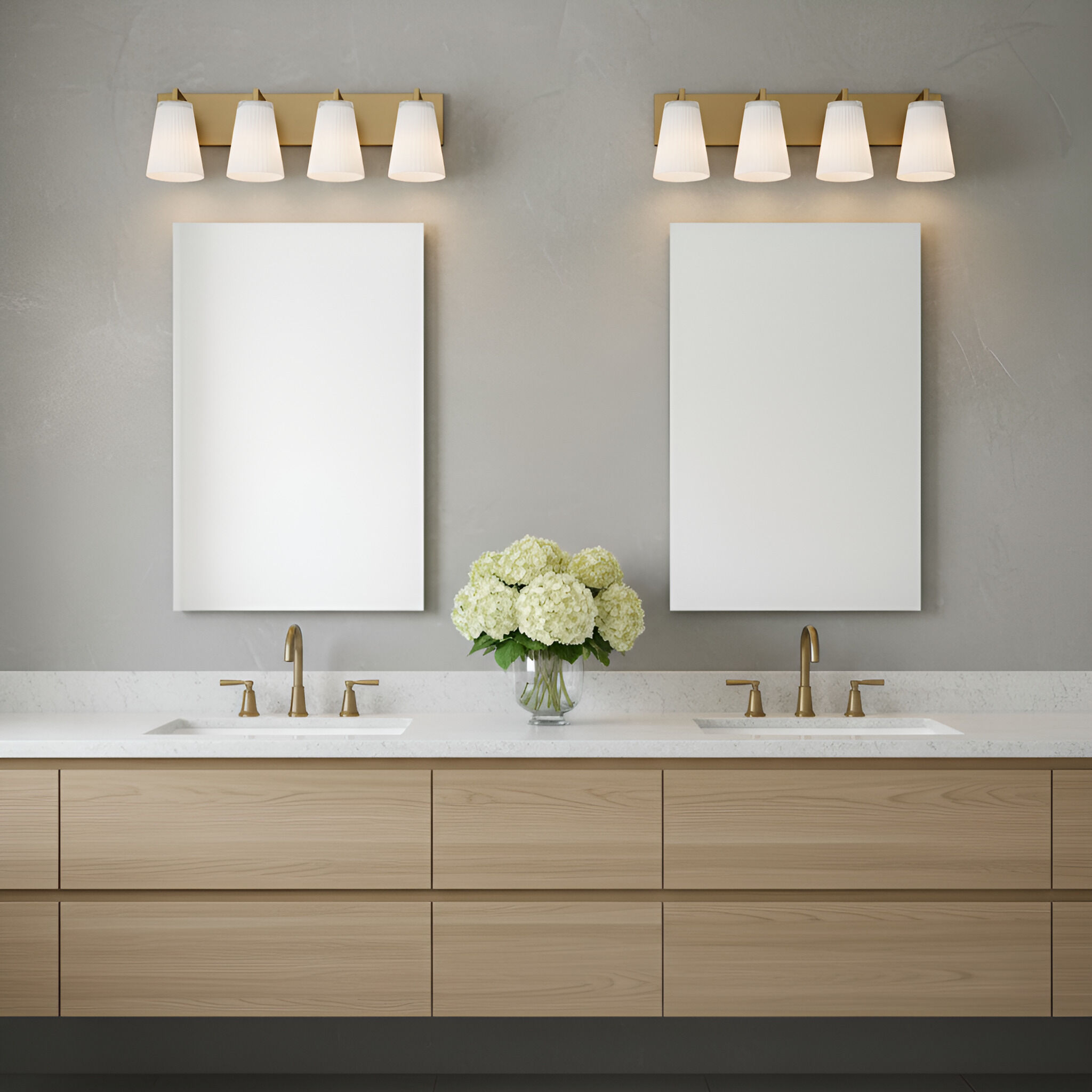 Upson 4 Light 24.25 inch Bathroom Vanity Light