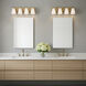 Upson 4 Light 24.25 inch Bathroom Vanity Light