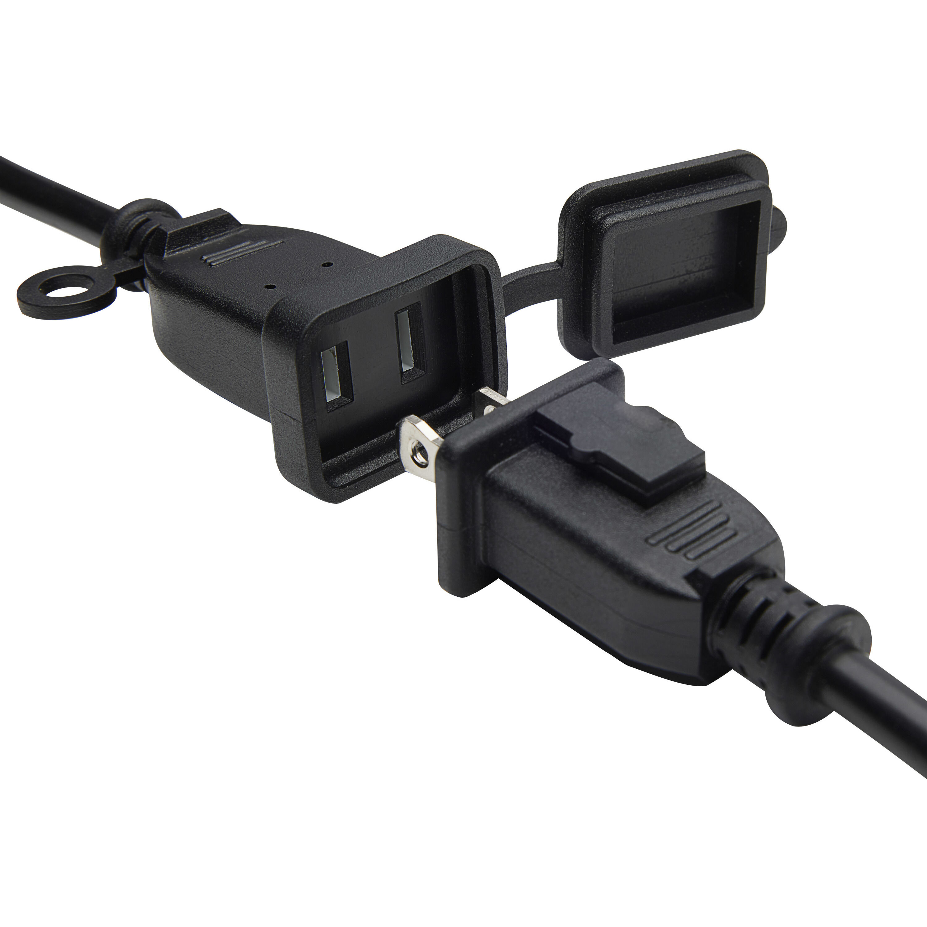 Lumos 12 Light LED 24 foot Black String Lights