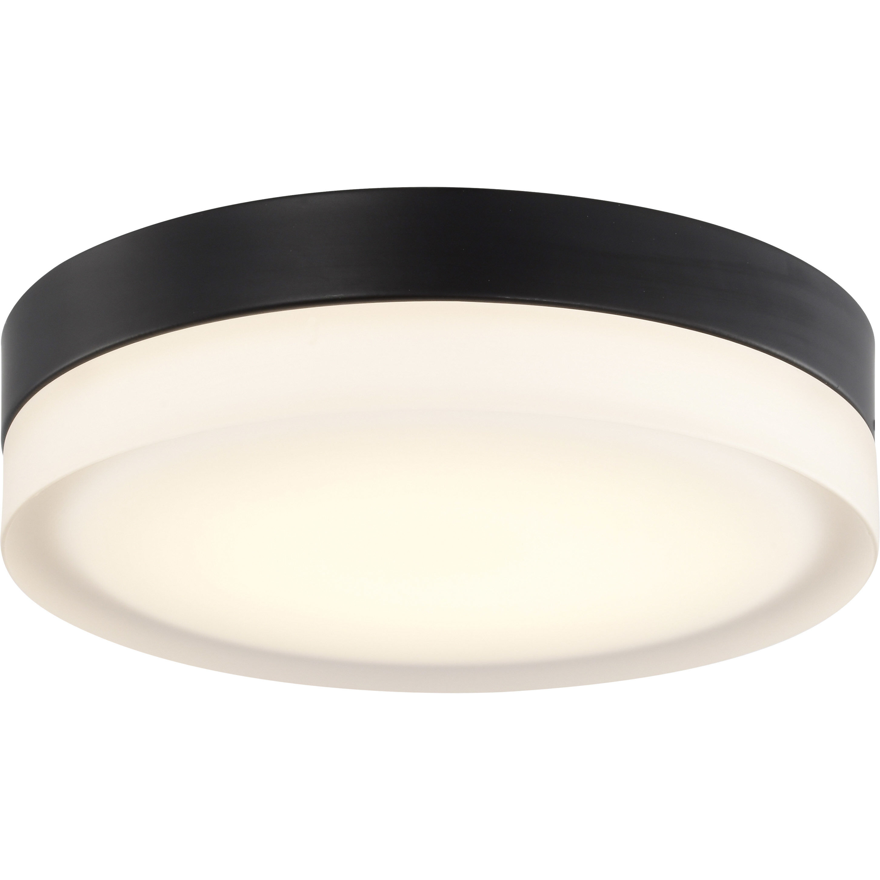 Pi LED 11 inch Black Flush Mount Ceiling Light
