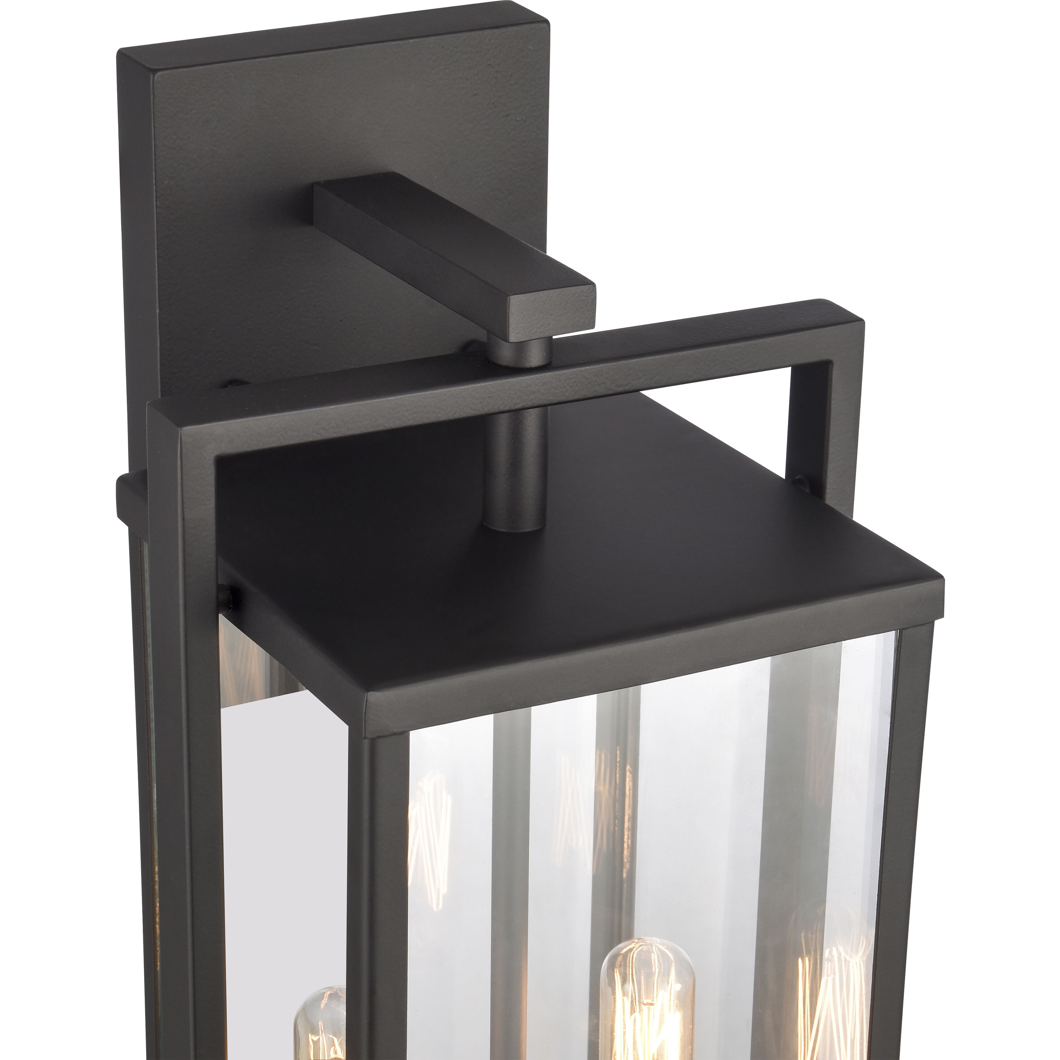 Gladwyn 2 Light 19.25 inch Matte Black Outdoor Sconce