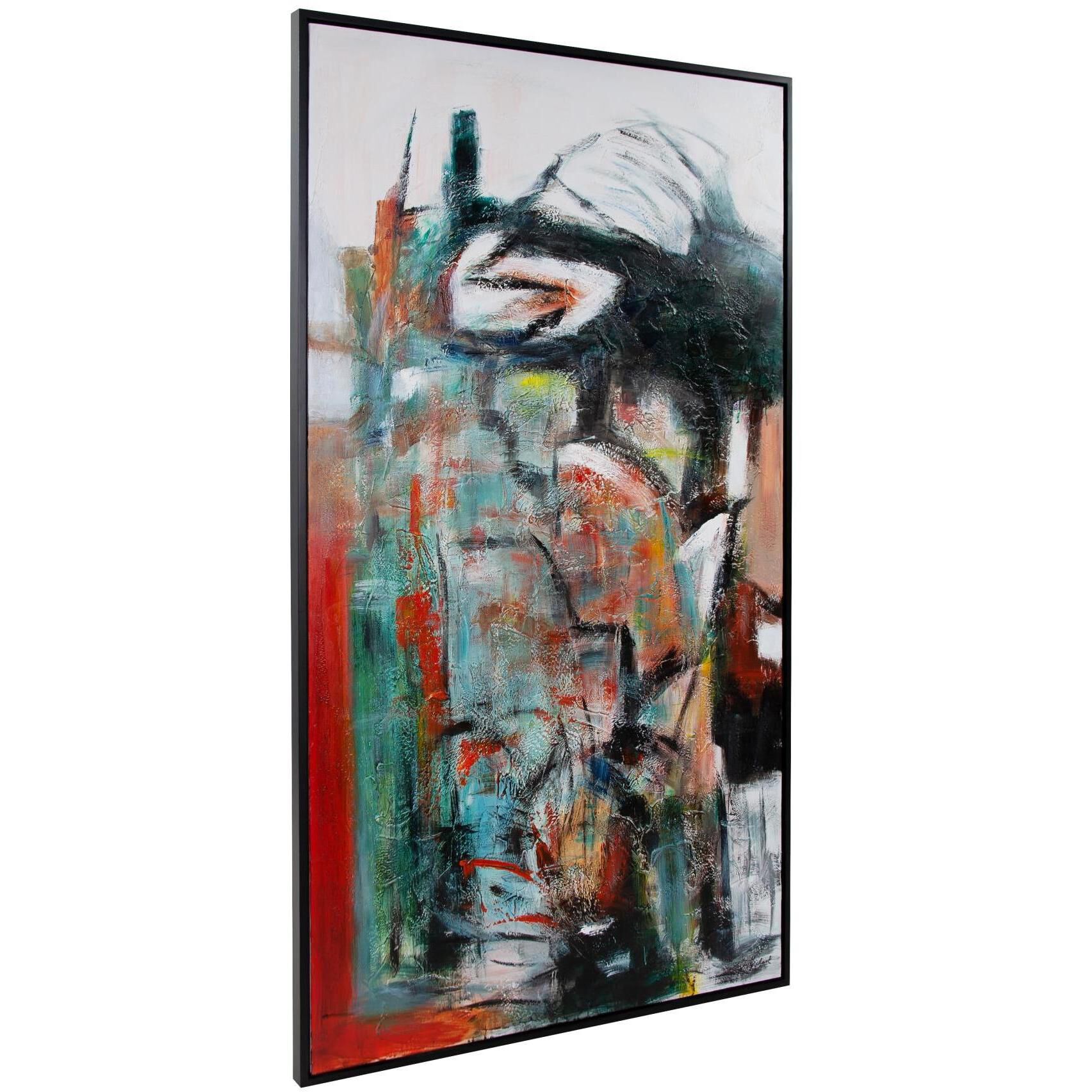 Intersection 73.75 X 41.75 inch Hand Painted Canvas