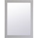 Aqua 36 X 27 inch Grey Wall Mirror
