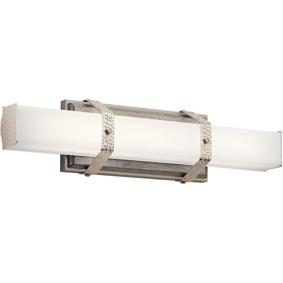 Bisou LED 22 inch Polished Nickel Linear Bath Medium Wall Light, Medium