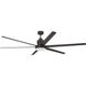 Mondo 72 inch Espresso Ceiling Fan