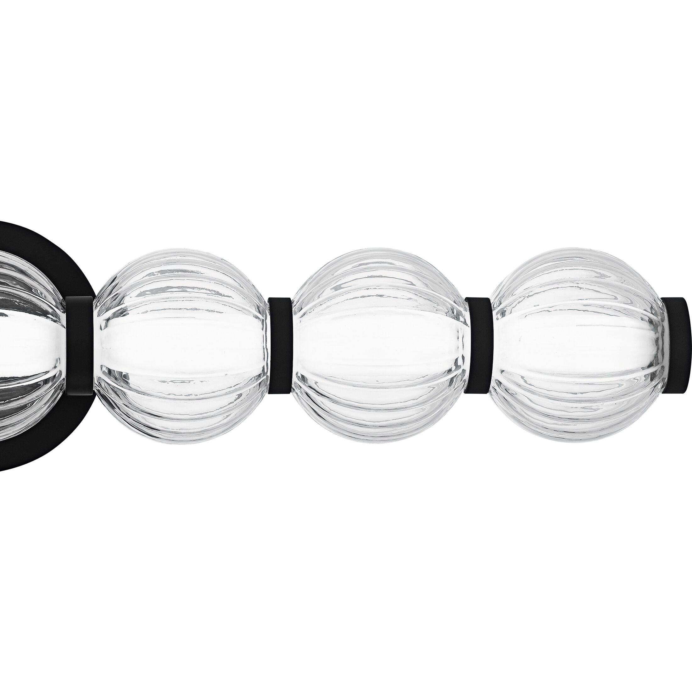 Elway LED 25.25 inch Matte Black Bath Light Wall Light, Medium