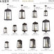 Oslo 4 Light 31 inch Bronze with Antique Brass Candles Outdoor Post Top Lantern