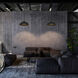 Nin LED 14 inch Sand Black Pendant Ceiling Light