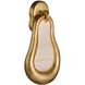 Elsa 1 Light 10 inch White and Antiqued Gold Leaf Wall Sconce Wall Light, Right