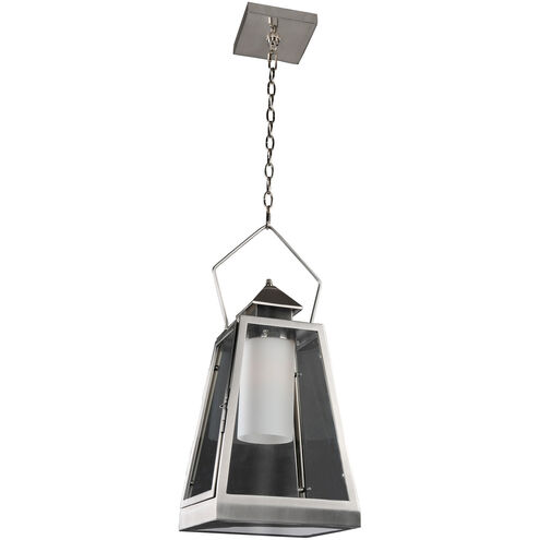 Revere Outdoor 1 Light 9.75 inch Stainless Steel Hanging Lantern Ceiling Light