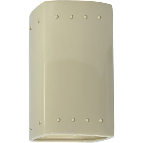 Ambiance LED 5.25 inch Vanilla Gloss Wall Sconce Wall Light