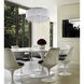 Spiral 10 Light 22.5 inch Polished Chrome Single Pendant Ceiling Light