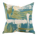Square 20 inch Urban Turquoise Pillow, with Down Insert