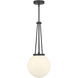 Vellin 1 Light 10 inch Matte Black Pendant Ceiling Light