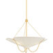 Gerhard 3 Light 28 inch Aged Brass Pendant Ceiling Light
