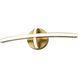Perigee AC LED LED 18 inch Brass Bath Vanity Wall Light
