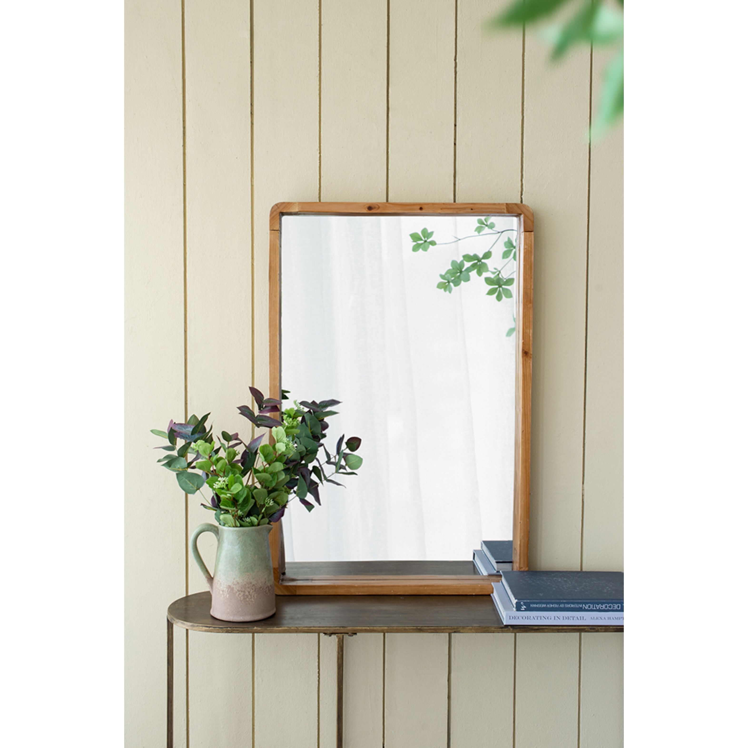 Charleston 35.4 X 23.6 inch Brown Wall Mirror