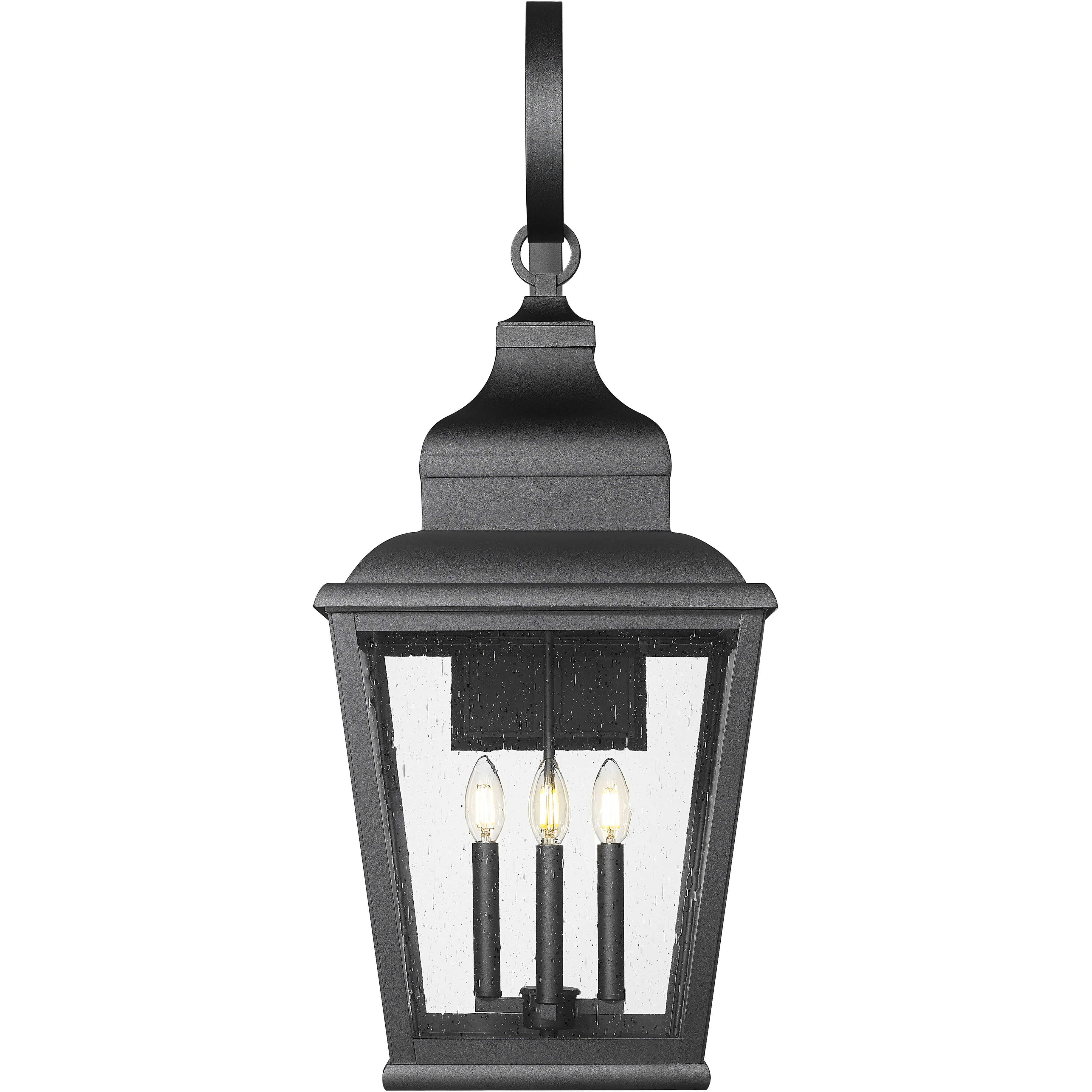 Raphael 4 Light 36.25 inch Sand Black Outdoor Wall Light in Soft Sand Black