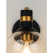 Cabin LED 10.75 inch Bronze and Gold Outdoor Wall Mount
