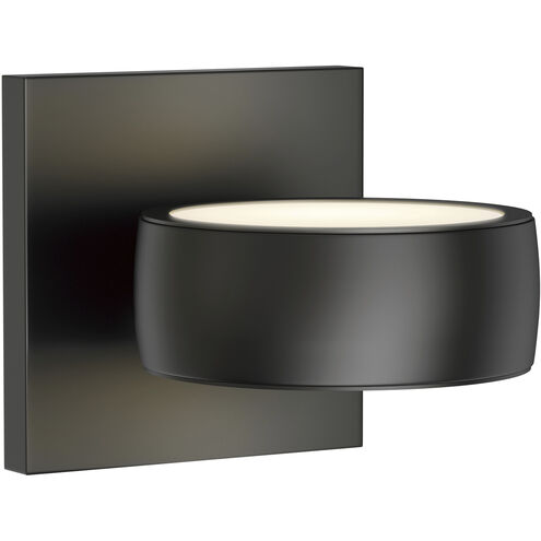 Modular LED 5 inch Black Outdoor Wall Sconce