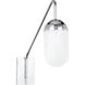 Kace 1 Light 4.8 inch Chrome Wall sconce Wall Light