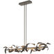Folio LED 63.4 inch Dark Smoke Pendant Ceiling Light, Large