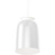 Belle Flare 1 Light 19.5 inch Satin White Pendant Ceiling Light