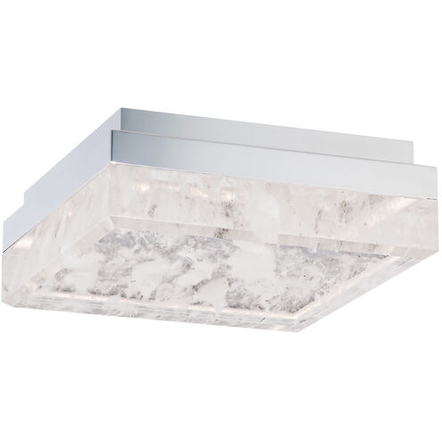 Whisper LED 12 inch Chrome Flush Mount Ceiling Light in Polished Chrome, Beyond