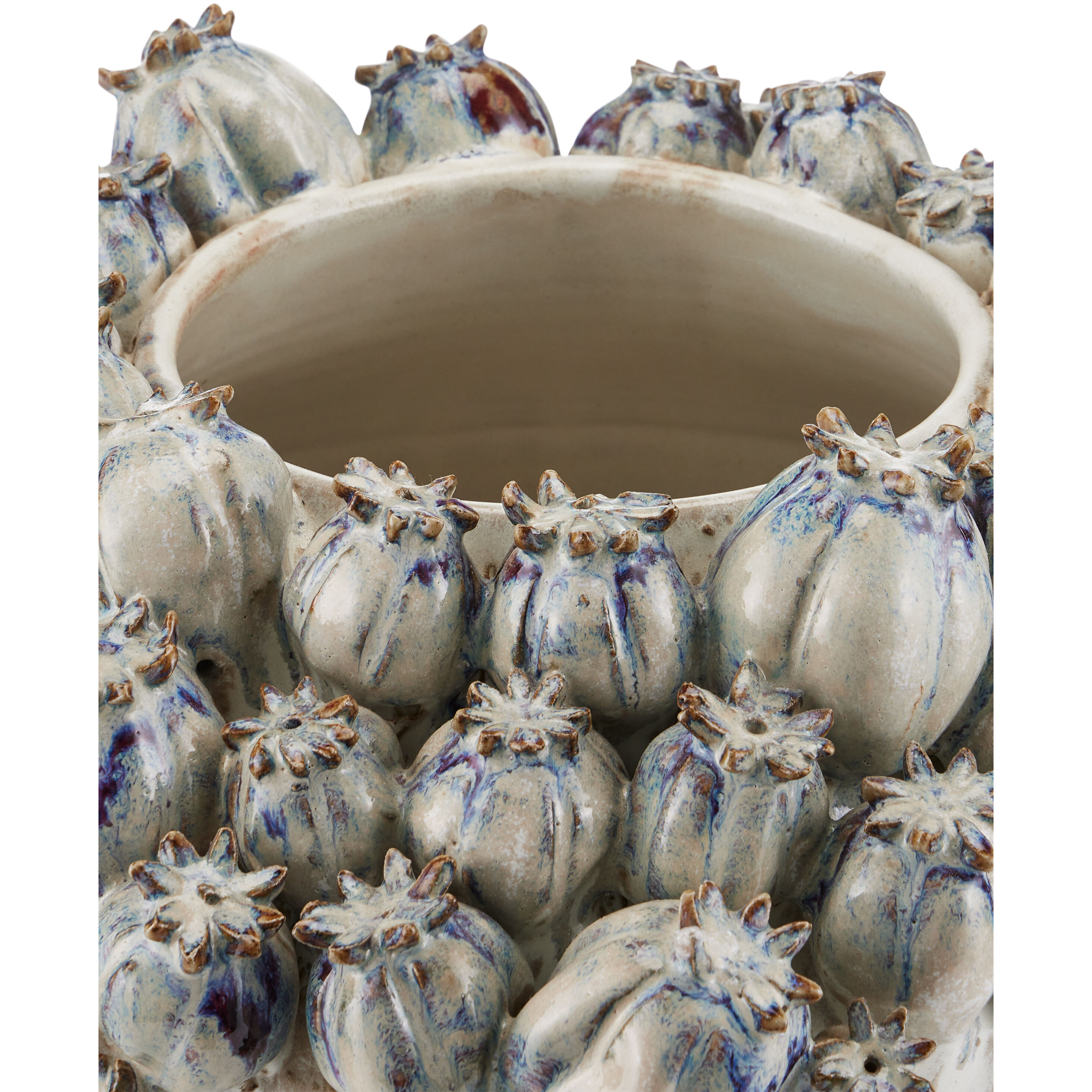 Poppy Pod Crown 12.25 X 11.25 inch Vase, Medium