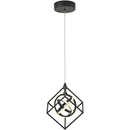 Tulip LED 10.23 inch Matte Black Pendant Ceiling Light