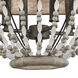 Zanobi 4 Light 18 inch Washed Gray with Malted Rust Chandelier Ceiling Light