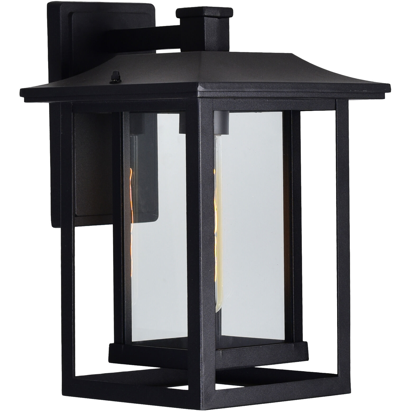 Winfield 1 Light 13.5 inch Black Outdoor Wall Light