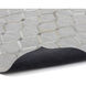 Bordeaux 96 X 60 inch Ivory / Grey Indoor Hand-Made Rug, Hand-Made