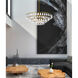 Ella 6 Light 28 inch Brass Pendant Ceiling Light