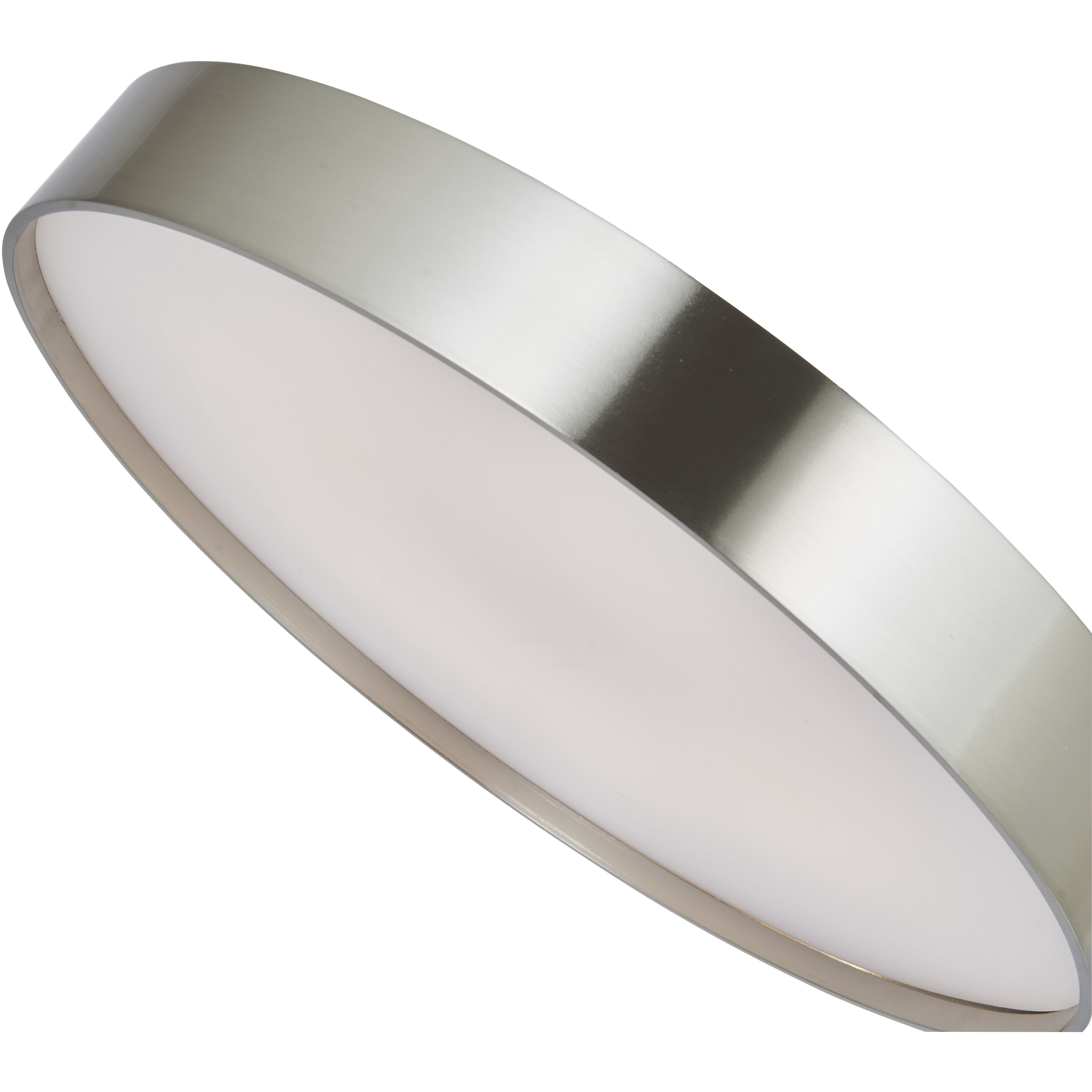 Snare LED 17 inch Brushed Nickel Flush Mount Ceiling Light