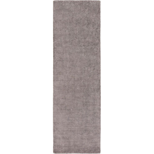 Linen 96 X 30 inch Gray Runner, Linen and Viscose