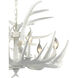 Big Sky 6 Light 25 inch White Chandelier Ceiling Light